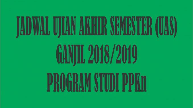 Untitled-1 JADWAL UJIAN bru